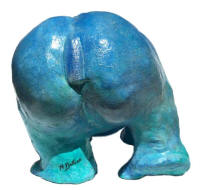 sculpture hippopotame